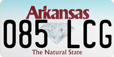AR license plate 085LCG