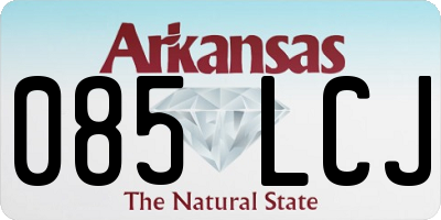 AR license plate 085LCJ