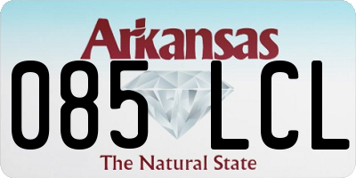 AR license plate 085LCL