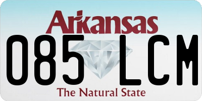 AR license plate 085LCM