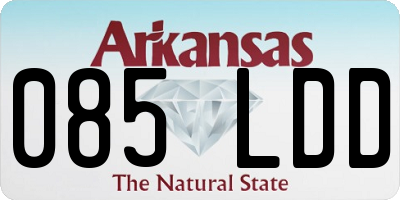 AR license plate 085LDD