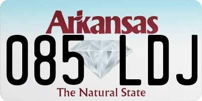AR license plate 085LDJ