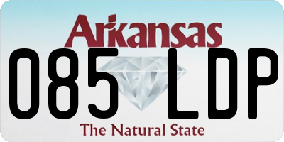 AR license plate 085LDP