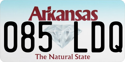 AR license plate 085LDQ