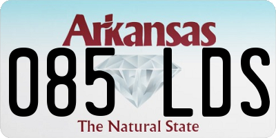 AR license plate 085LDS