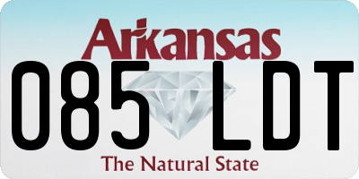 AR license plate 085LDT