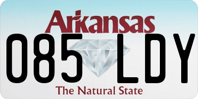 AR license plate 085LDY
