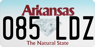 AR license plate 085LDZ