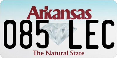 AR license plate 085LEC