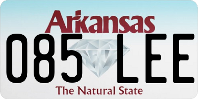 AR license plate 085LEE