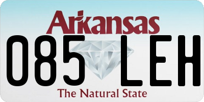 AR license plate 085LEH