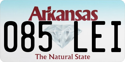AR license plate 085LEI