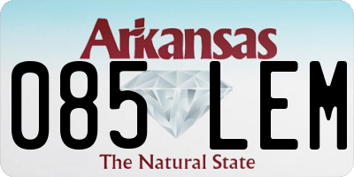 AR license plate 085LEM