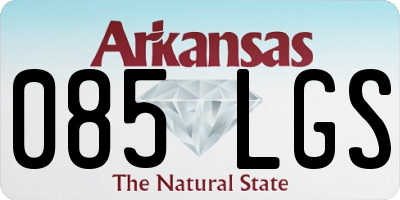 AR license plate 085LGS