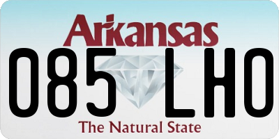 AR license plate 085LHO