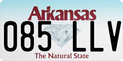 AR license plate 085LLV