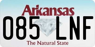 AR license plate 085LNF