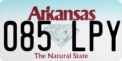 AR license plate 085LPY