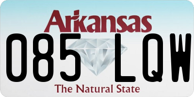 AR license plate 085LQW
