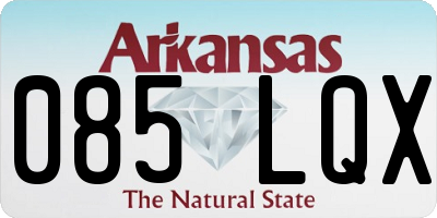 AR license plate 085LQX
