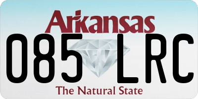 AR license plate 085LRC