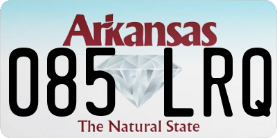 AR license plate 085LRQ