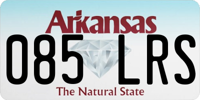 AR license plate 085LRS
