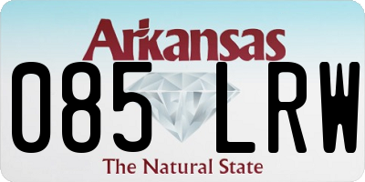 AR license plate 085LRW