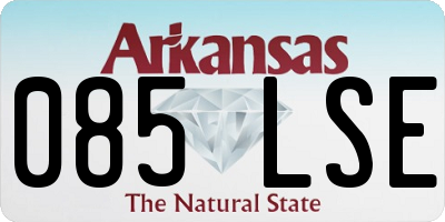 AR license plate 085LSE