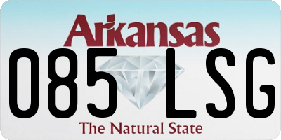 AR license plate 085LSG
