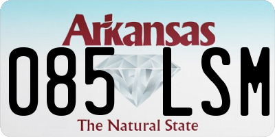 AR license plate 085LSM