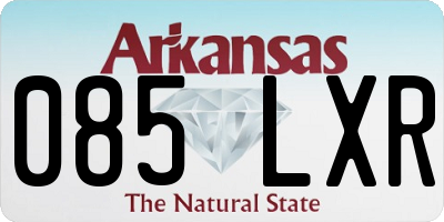 AR license plate 085LXR