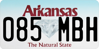 AR license plate 085MBH