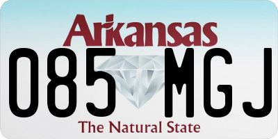 AR license plate 085MGJ