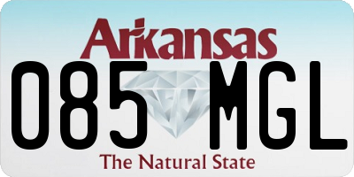AR license plate 085MGL