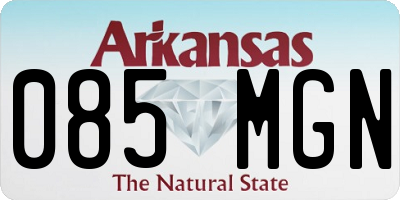 AR license plate 085MGN