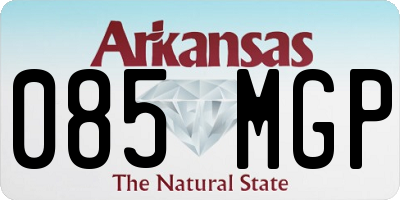 AR license plate 085MGP