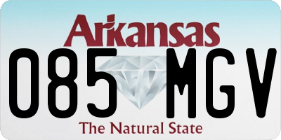 AR license plate 085MGV