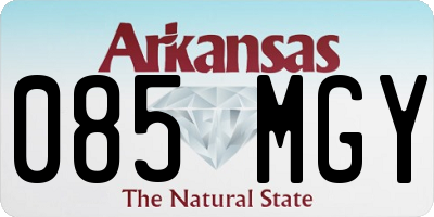 AR license plate 085MGY