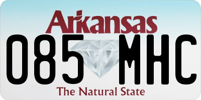 AR license plate 085MHC