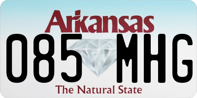 AR license plate 085MHG