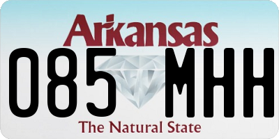 AR license plate 085MHH