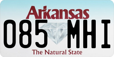 AR license plate 085MHI