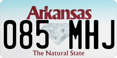 AR license plate 085MHJ