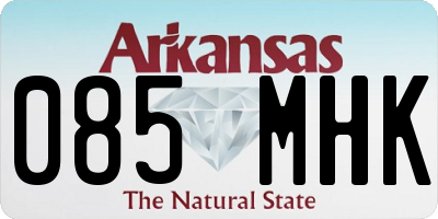 AR license plate 085MHK