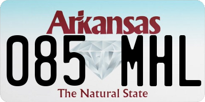 AR license plate 085MHL