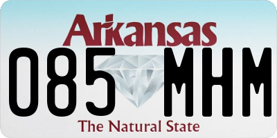 AR license plate 085MHM