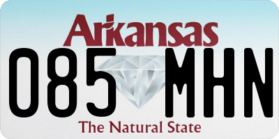 AR license plate 085MHN
