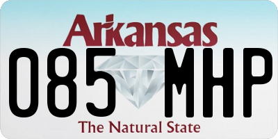AR license plate 085MHP