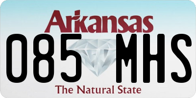 AR license plate 085MHS